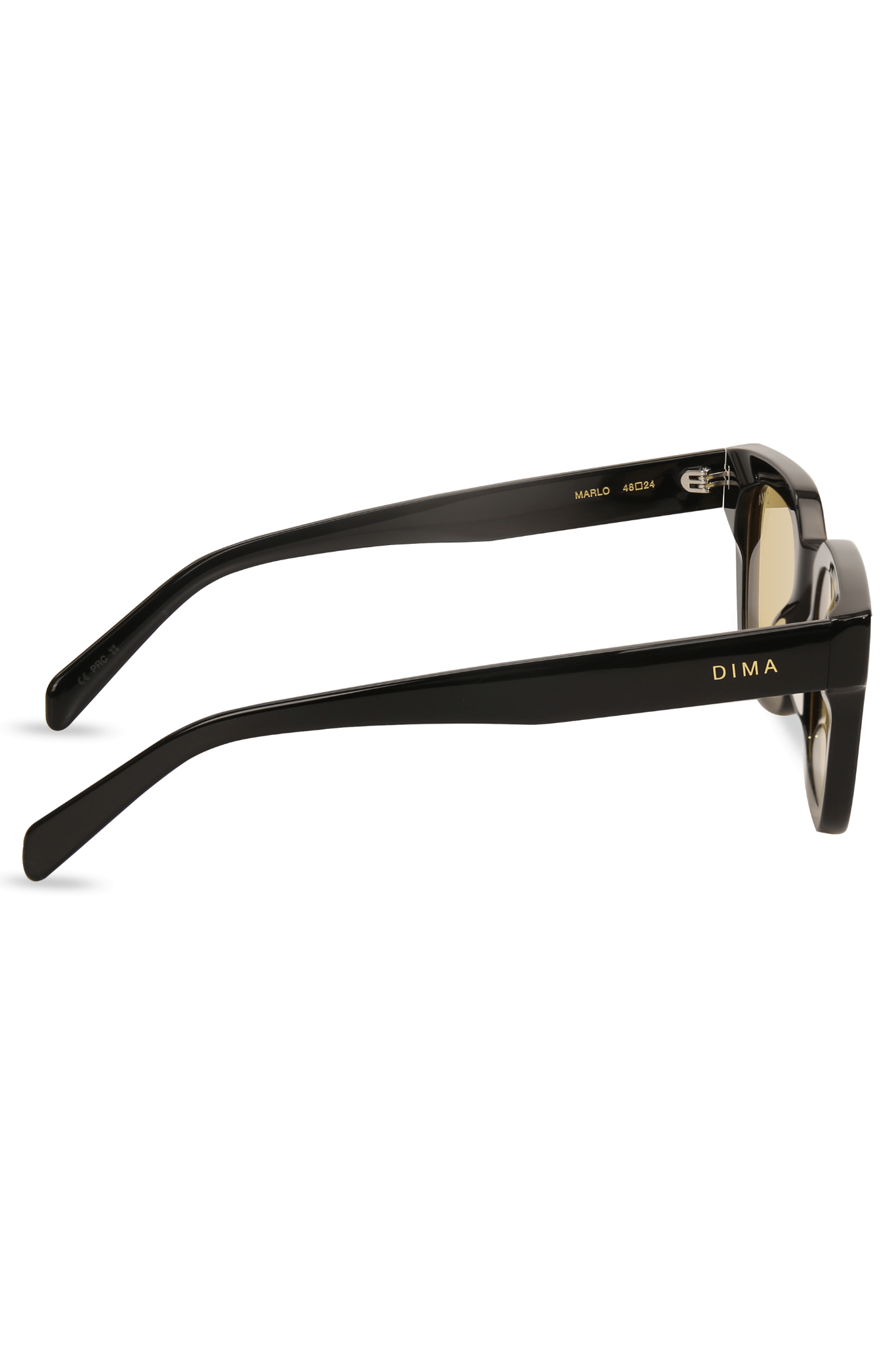 dima sunglass marlo black frame yellow lens 4