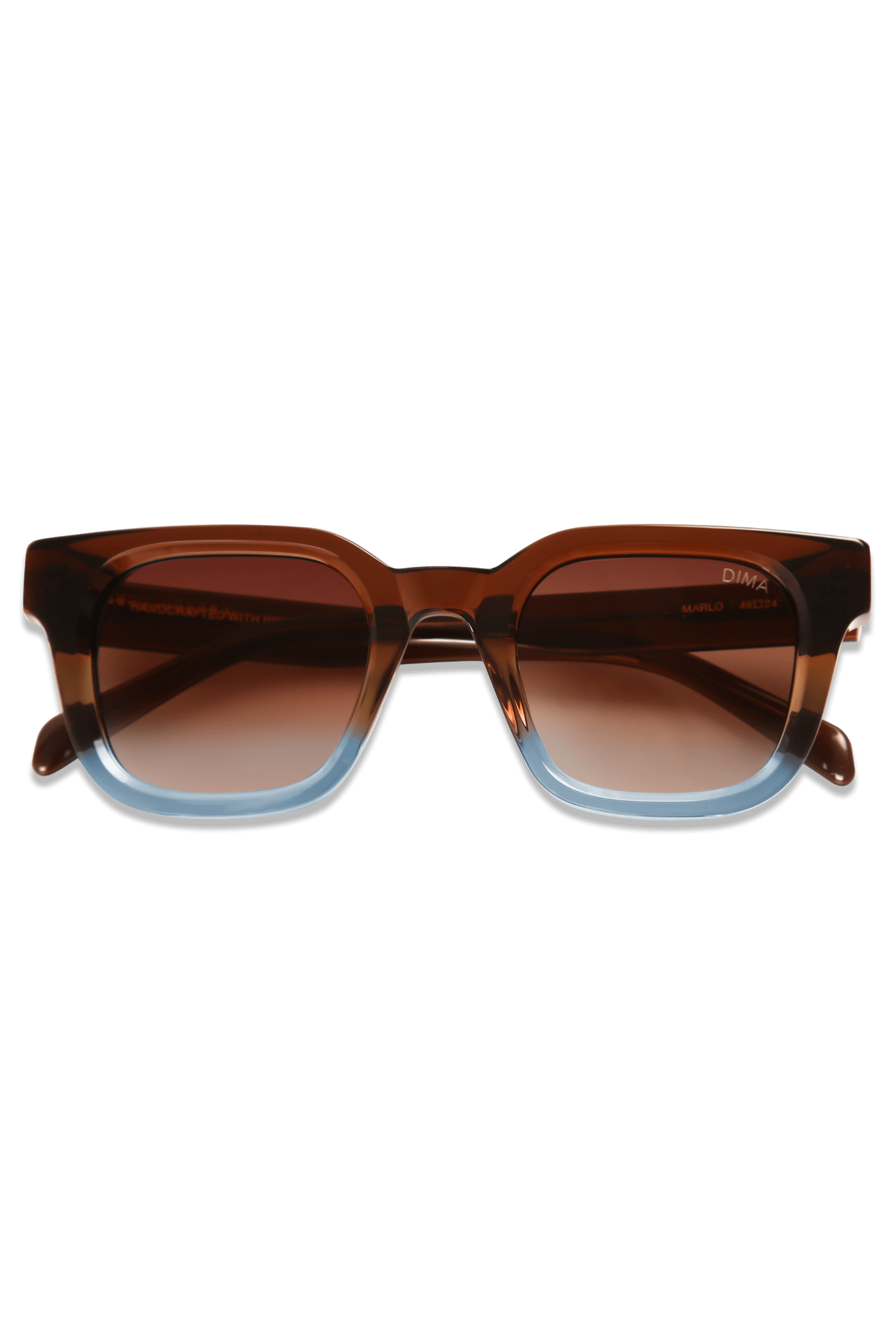 dima sunglass marlo brown grey gradient frame brown gradient lens 1