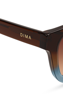 dima sunglass marlo brown grey gradient frame brown gradient lens 5