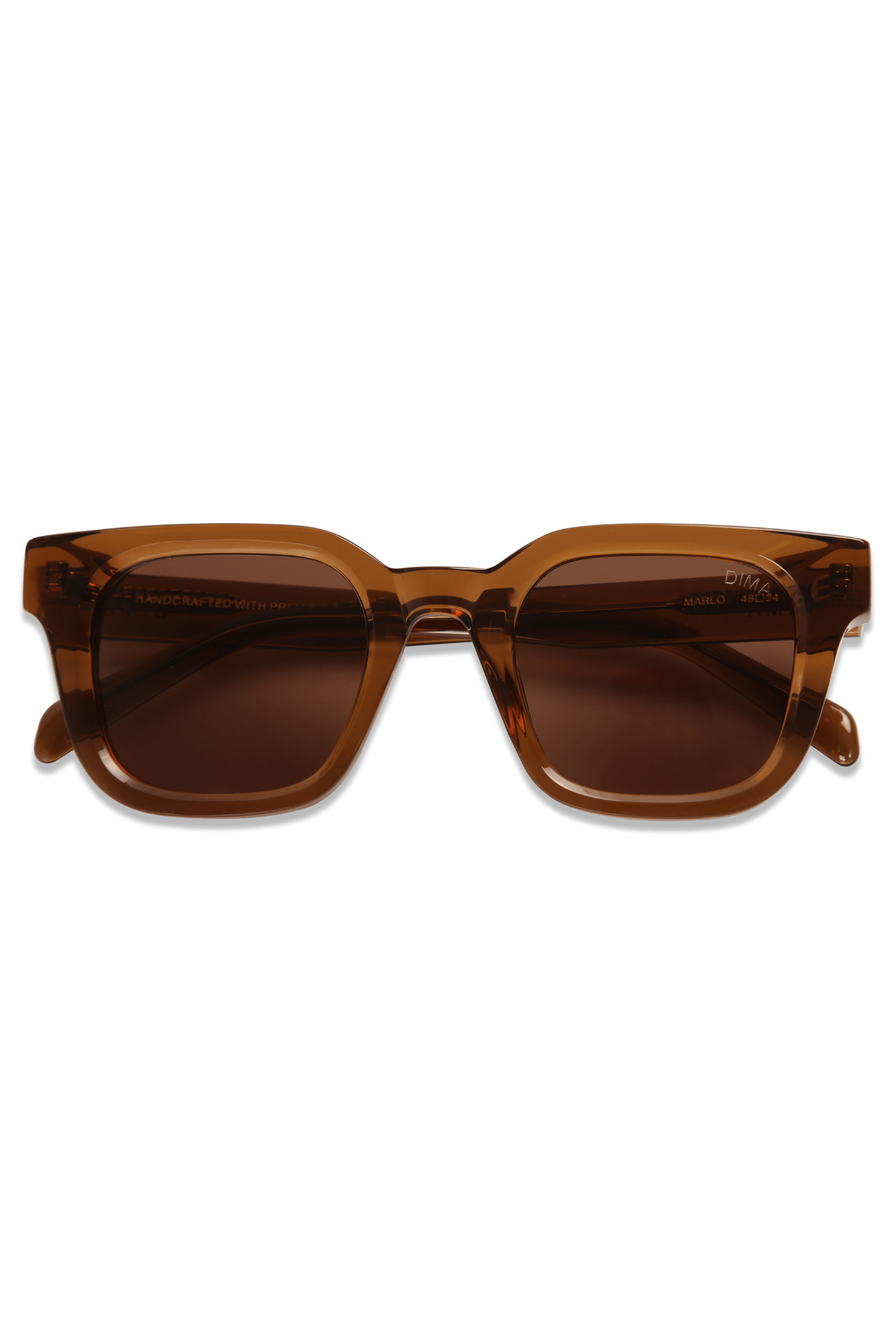dima sunglass marlo crystal brown frame brown lens 1