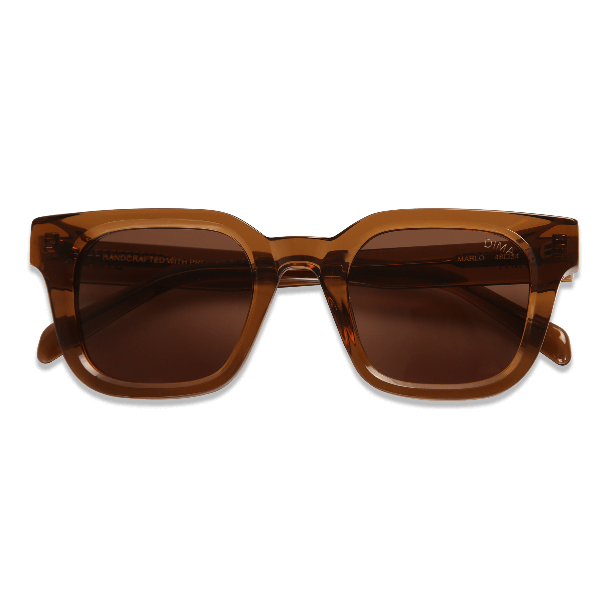 dima sunglass marlo crystal brown frame brown lens 1