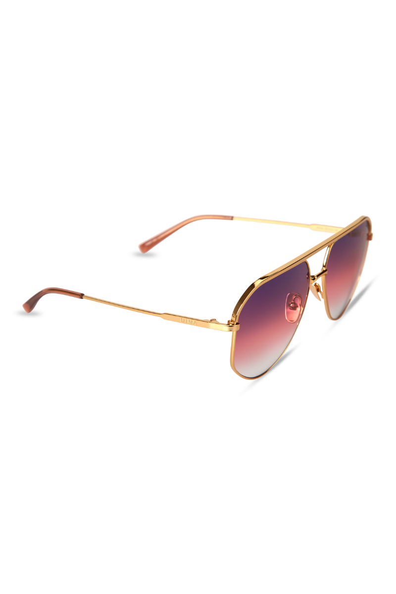 dima sunglass nova gold crystal wine frame triple gradient lens 2