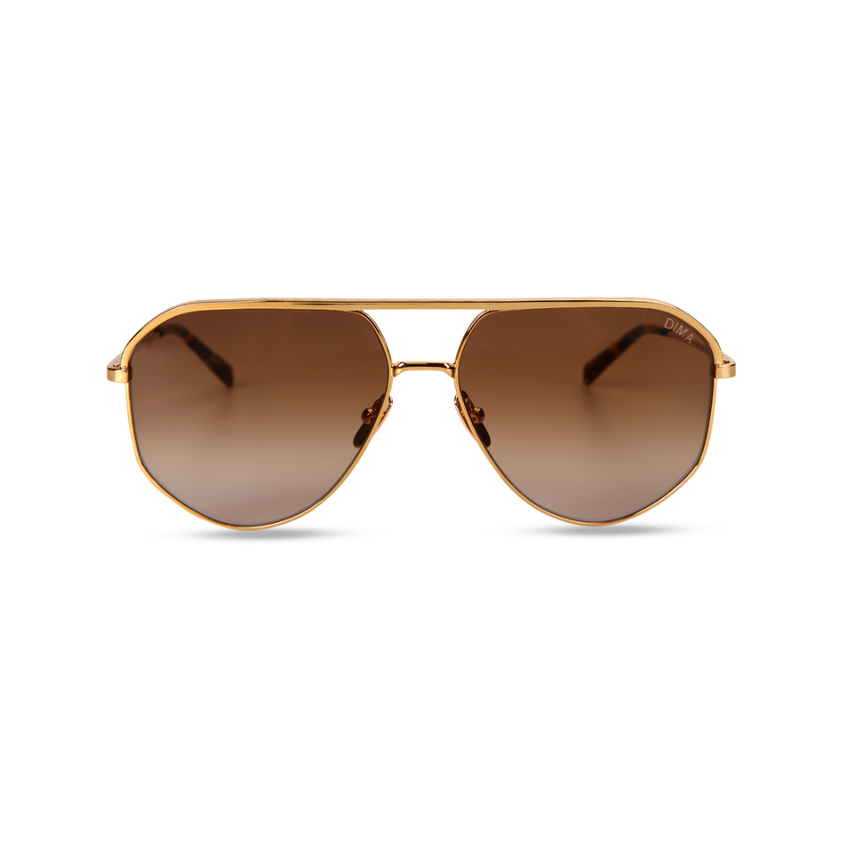 dima sunglass nova gold tortoise frame brown gradient lens 1