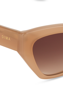 dima sunglass olivia honey marple frame brown gradient lens 4