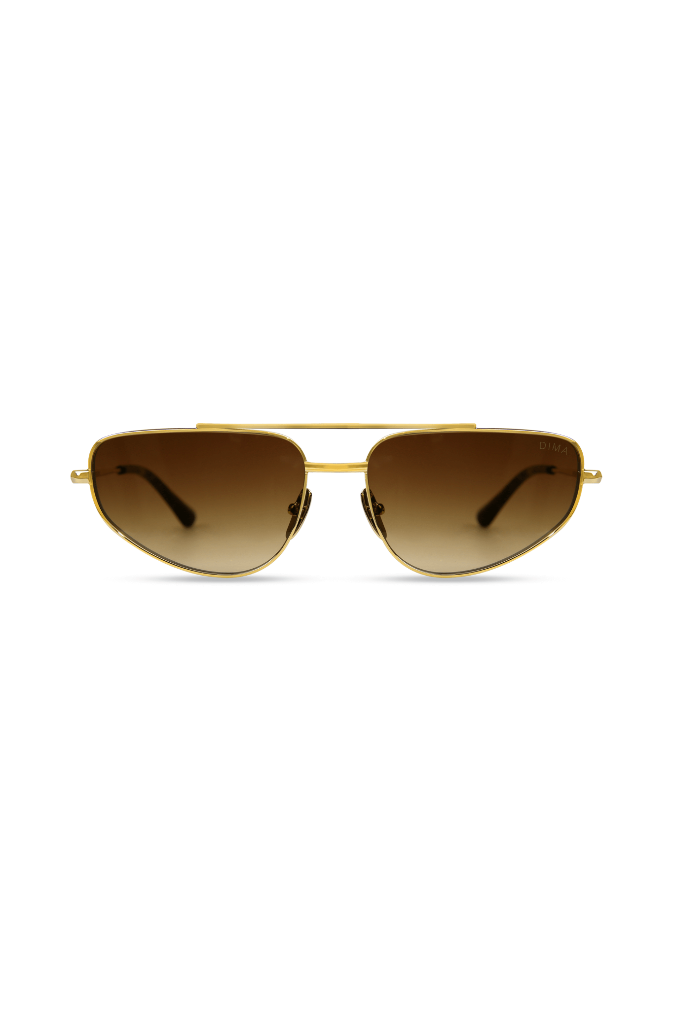 dima sunglass optra gold dark tortoise frame brown gradient lens 1