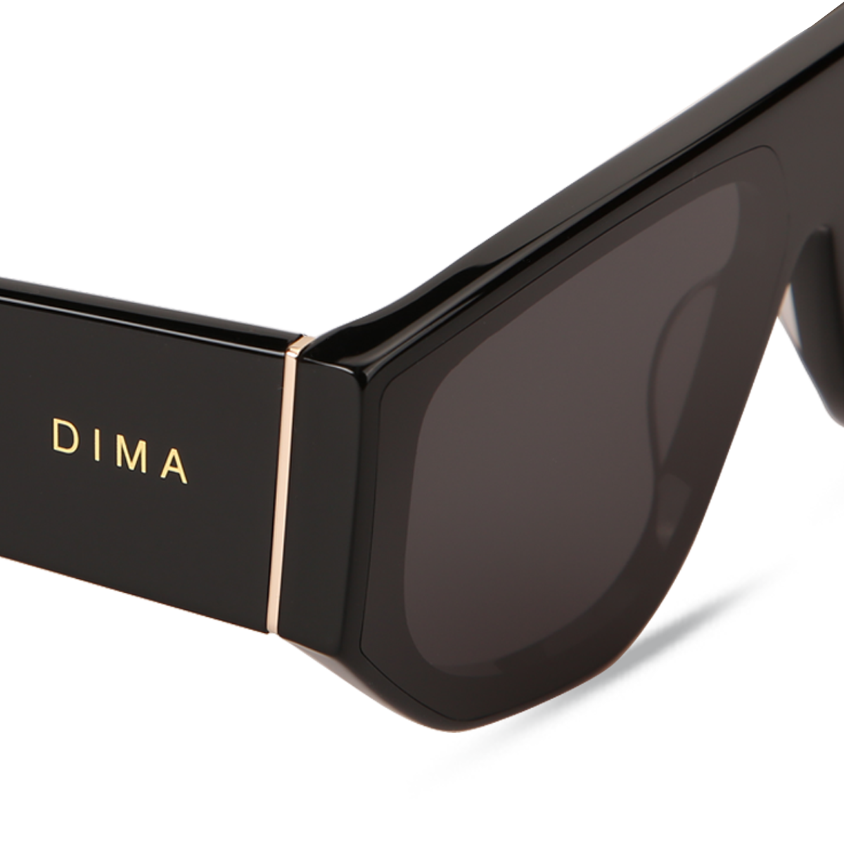 dima sunglass reese black frame grey lens  4