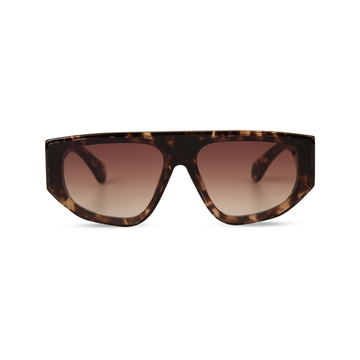 dima sunglass reese blonde tortoise frame brown gradient lens 1