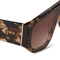 dima sunglass reese blonde tortoise frame brown gradient lens 4