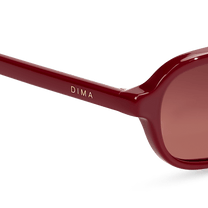 dima sunglass rikki burgundy frame wine Gradient Lens 4