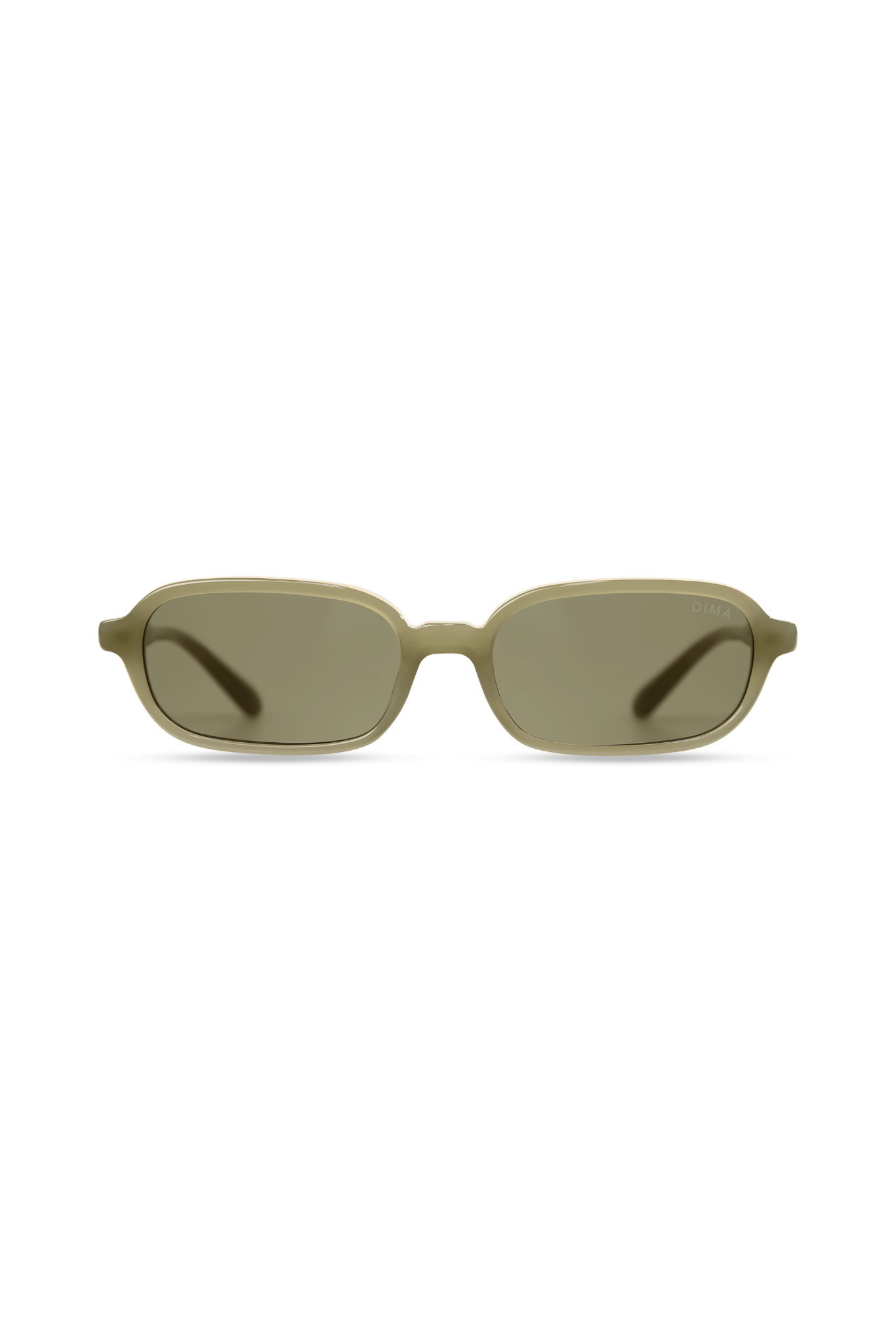 dima sunglass rikki milky light olive frame olive lens 1