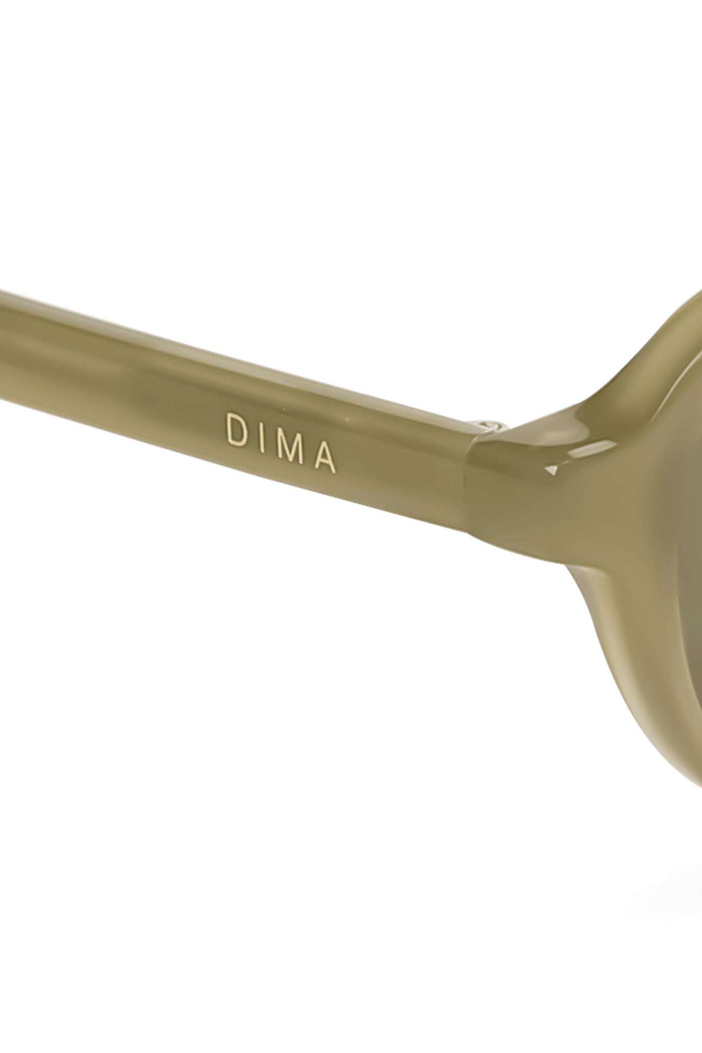 dima sunglass rikki milky light olive frame olive lens 4