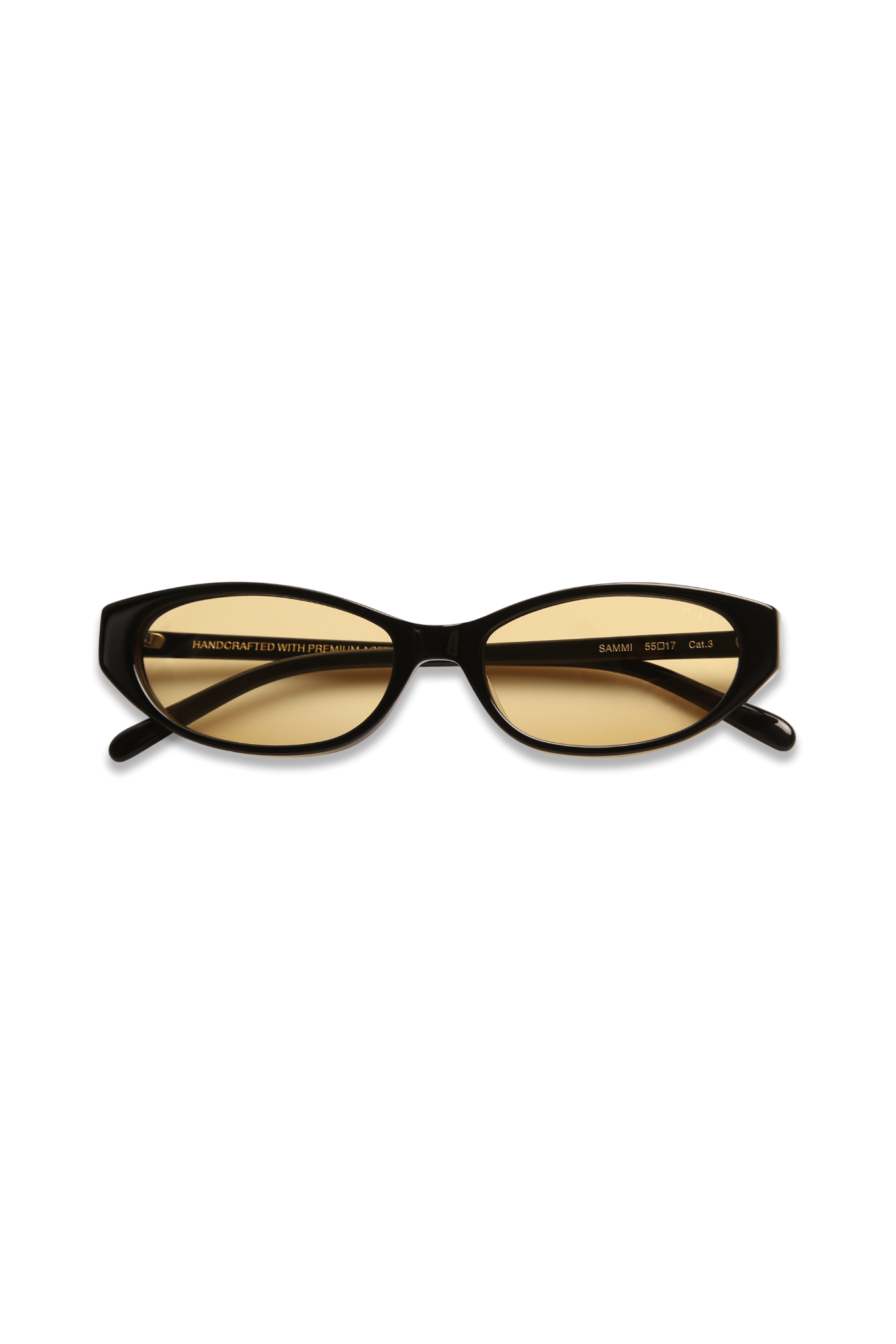 dima sunglass sammi black frame yellow lens 5