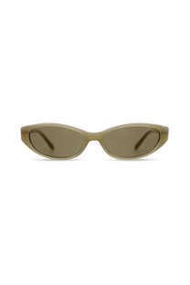 dima sunglass sammi milky light olive frame olive lens 1
