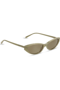 dima sunglass sammi milky light olive frame olive lens 2