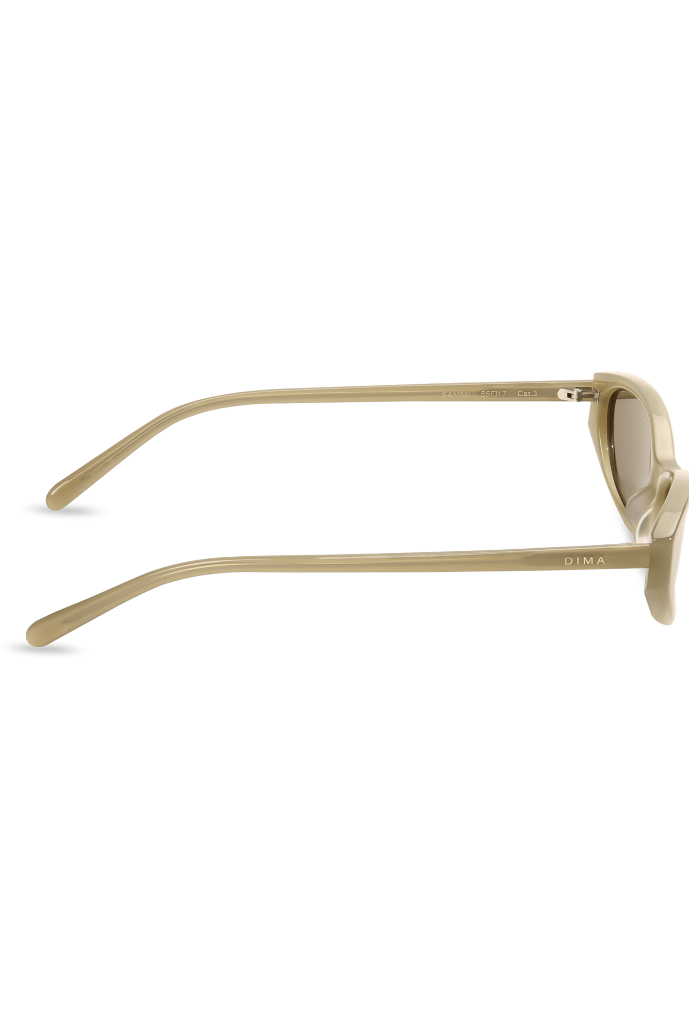 dima sunglass sammi milky light olive frame olive lens 3