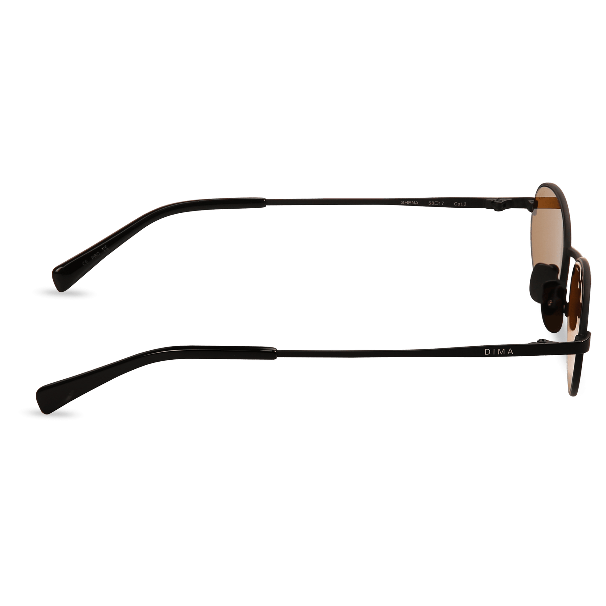 dima sunglass shena black frame yellow lens 3