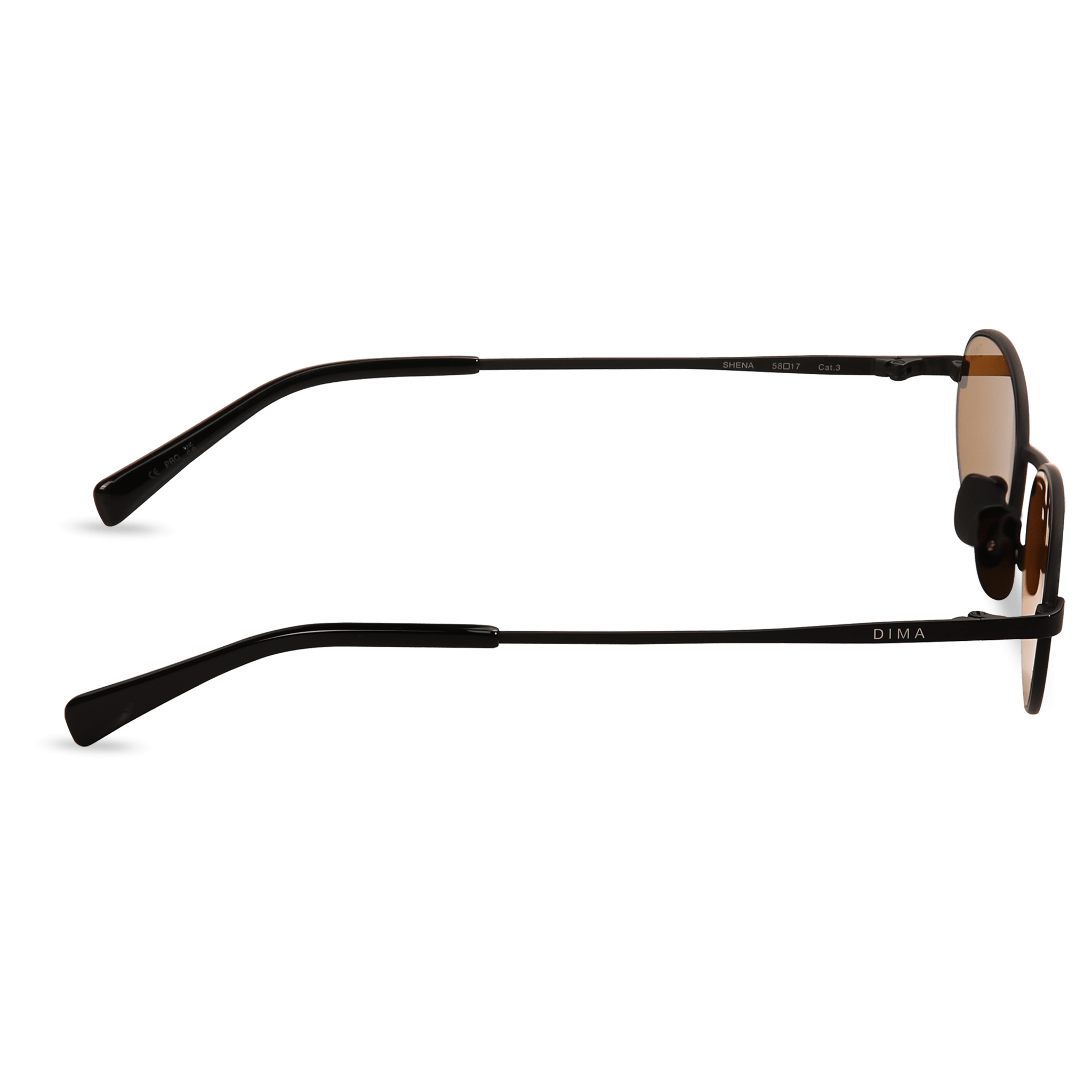dima sunglass shena black frame yellow lens 3