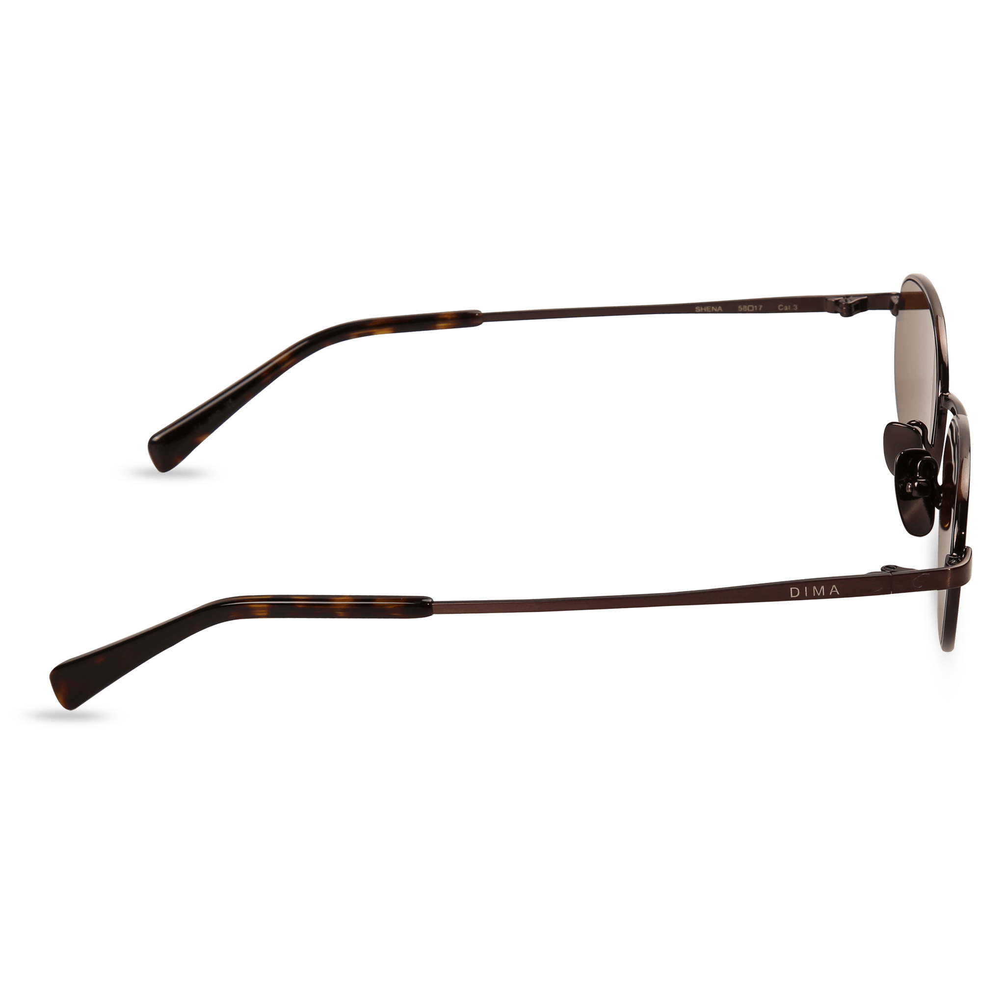 dima sunglass shena brown dark tortoise frame brown lens 3