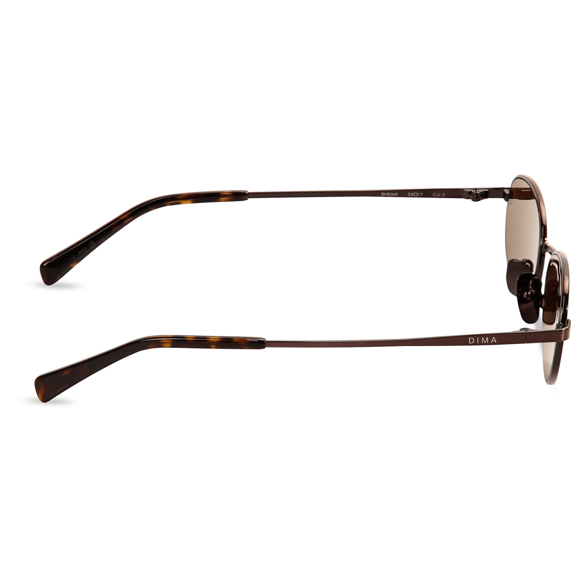dima sunglass shena brown dark tortoise frame brown lens 3