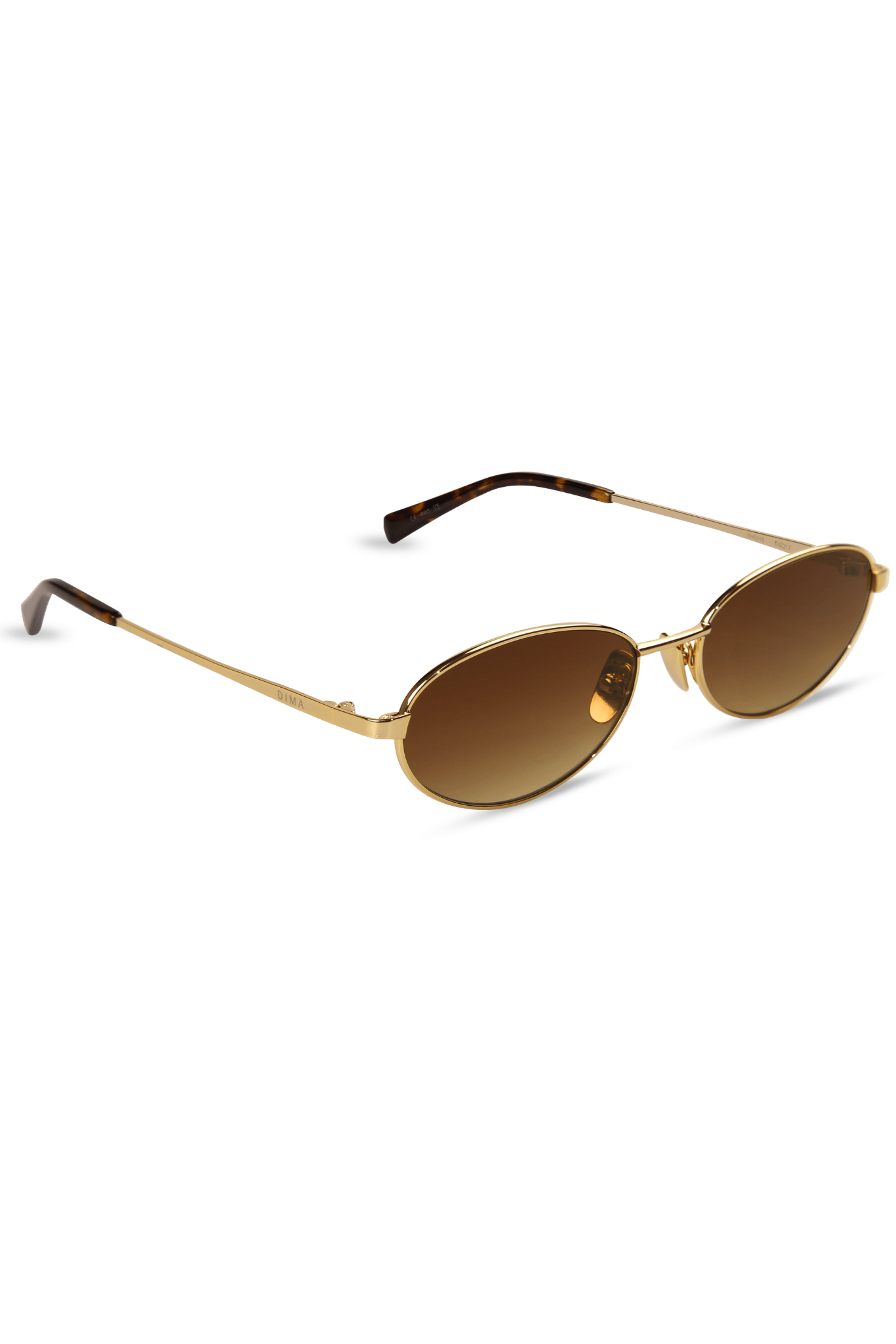 dima sunglass shena gold dark tortoise brown frame brown gradient lens 2
