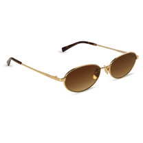 dima sunglass shena gold dark tortoise brown frame brown gradient lens 2