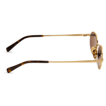 dima sunglass shena gold dark tortoise brown frame brown gradient lens 3