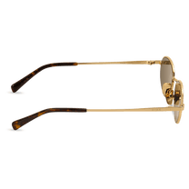 dima sunglass shena gold dark tortoise brown frame green lens 3