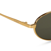 dima sunglass shena gold dark tortoise brown frame green lens 4