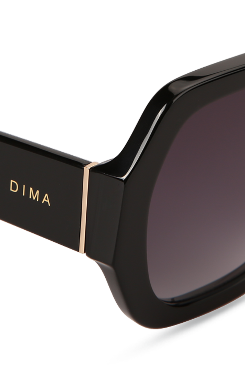 dima sunglass sienna black frame gray gradient lens 4