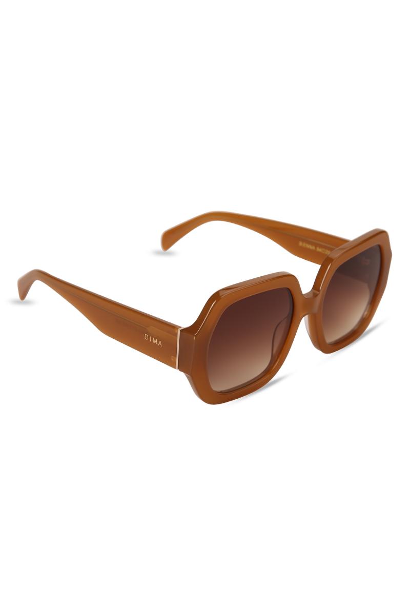 dima sunglass sienna honey frame brown gradient lens 2