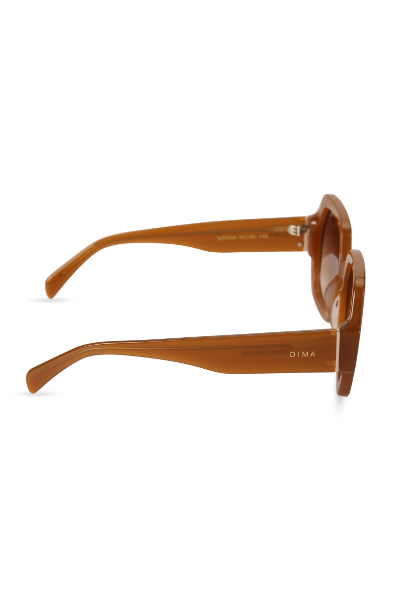 dima sunglass sienna honey frame brown gradient lens 3