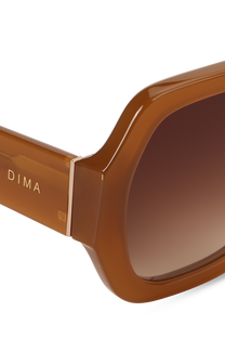 dima sunglass sienna honey frame brown gradient lens 4