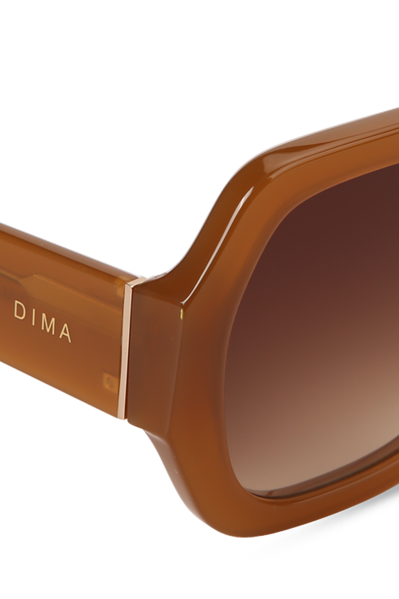 dima sunglass sienna honey frame brown gradient lens 4