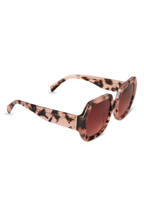 dima sunglass sienna pink tortoise frame red gradient lens 2