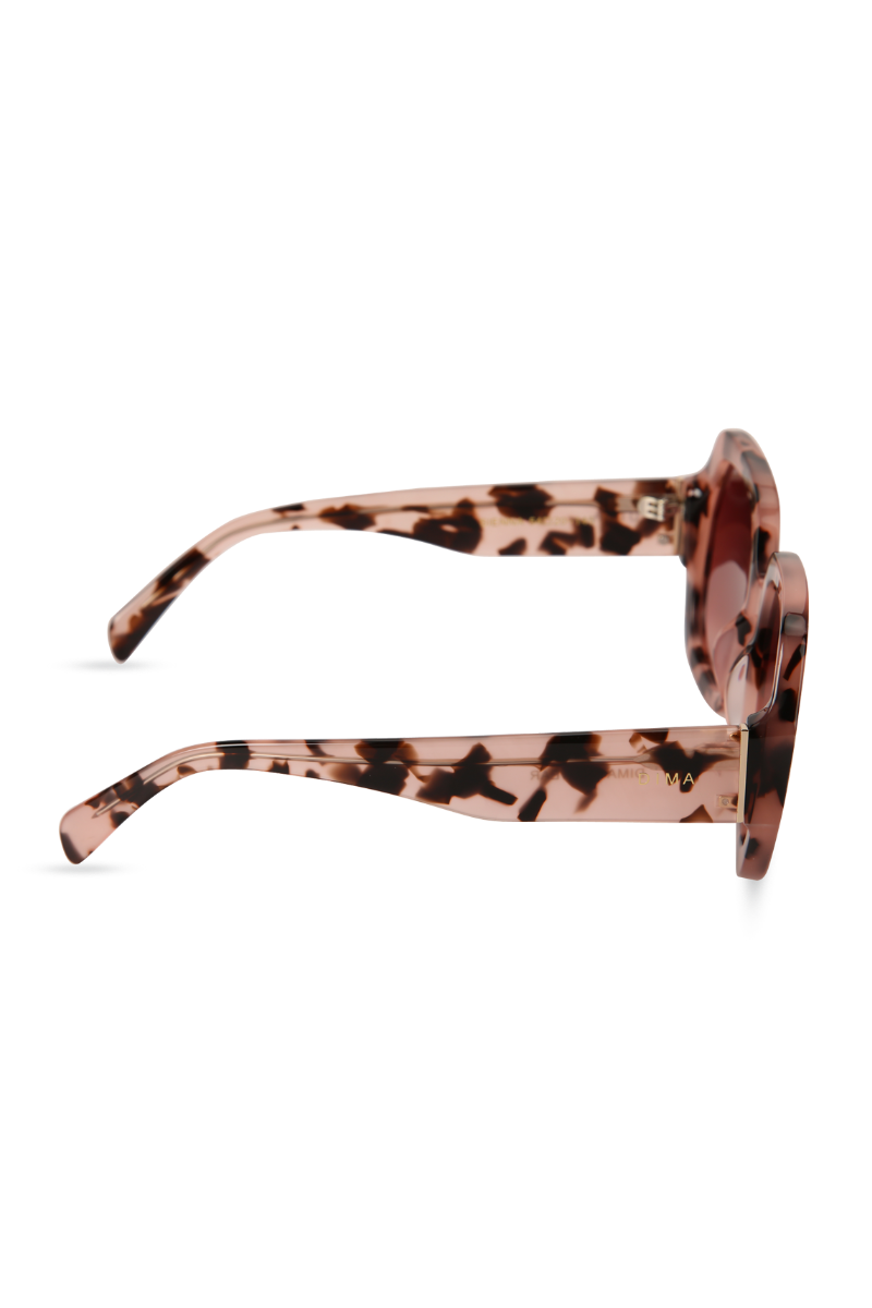 dima sunglass sienna pink tortoise frame red gradient lens 3