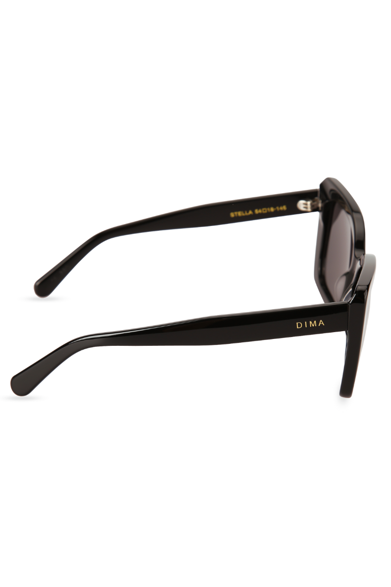 dima sunglass stella black frame grey lens 3