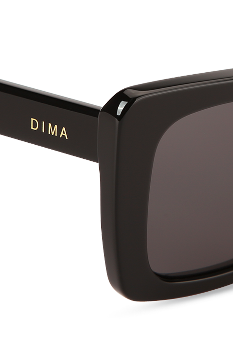 dima sunglass stella black frame grey lens 4