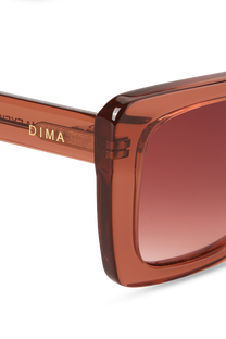 dima sunglass stella claret frame redwood gradient lens 4