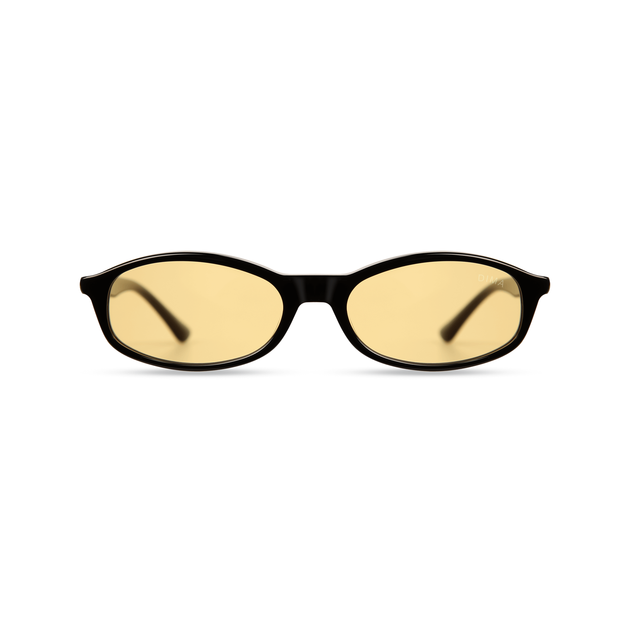 dima sunglass sundra black frame yellow lens 1