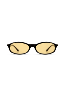 dima sunglass sundra black frame yellow lens 1