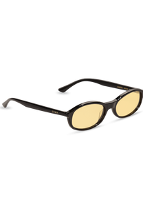 dima sunglass sundra black frame yellow lens 2