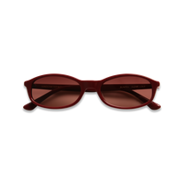 dima sunglass sundra burgundy frame wine Gradient Lens 5