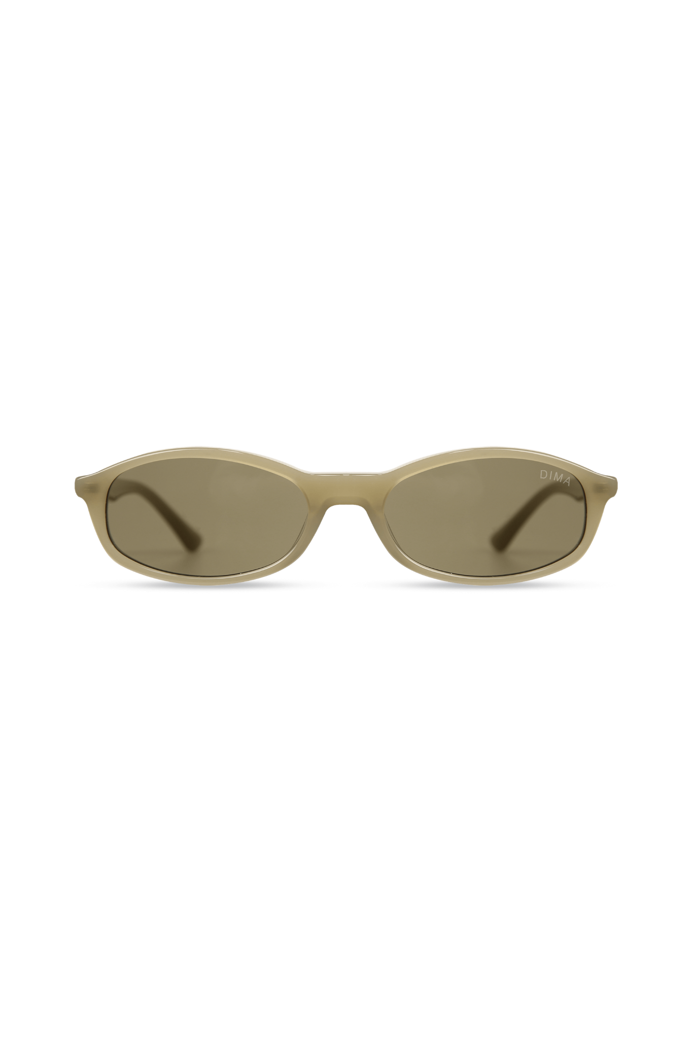 dima sunglass sundra milky light olive frame olive lens 1