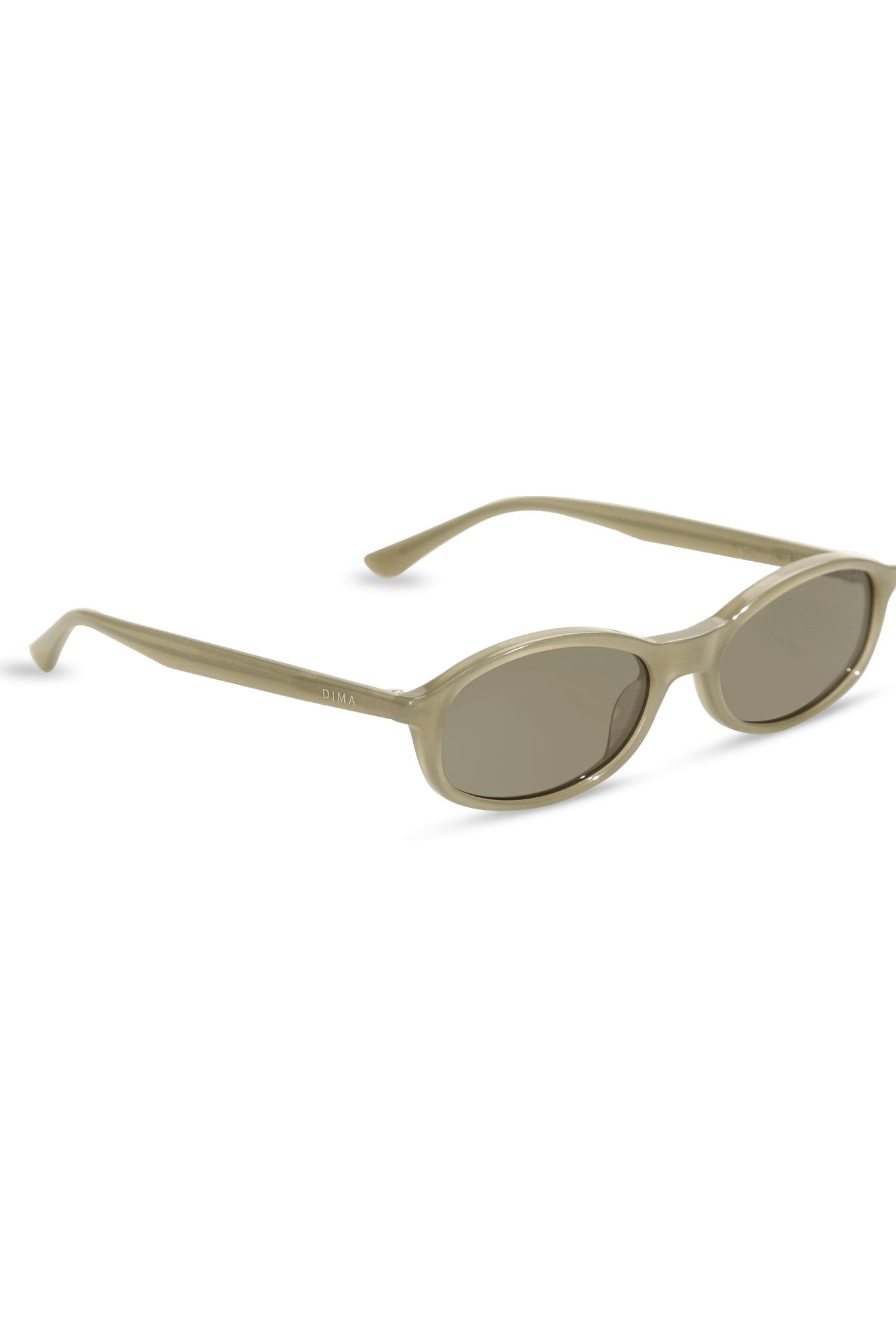 dima sunglass sundra milky light olive frame olive lens 2
