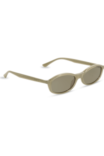 dima sunglass sundra milky light olive frame olive lens 2