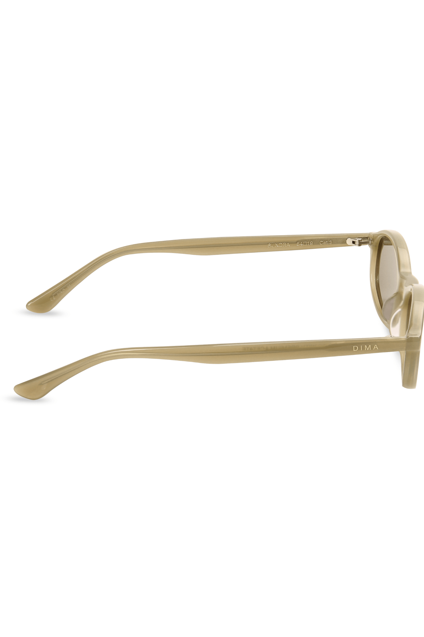 dima sunglass sundra milky light olive frame olive lens 3