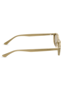 dima sunglass sundra milky light olive frame olive lens 3