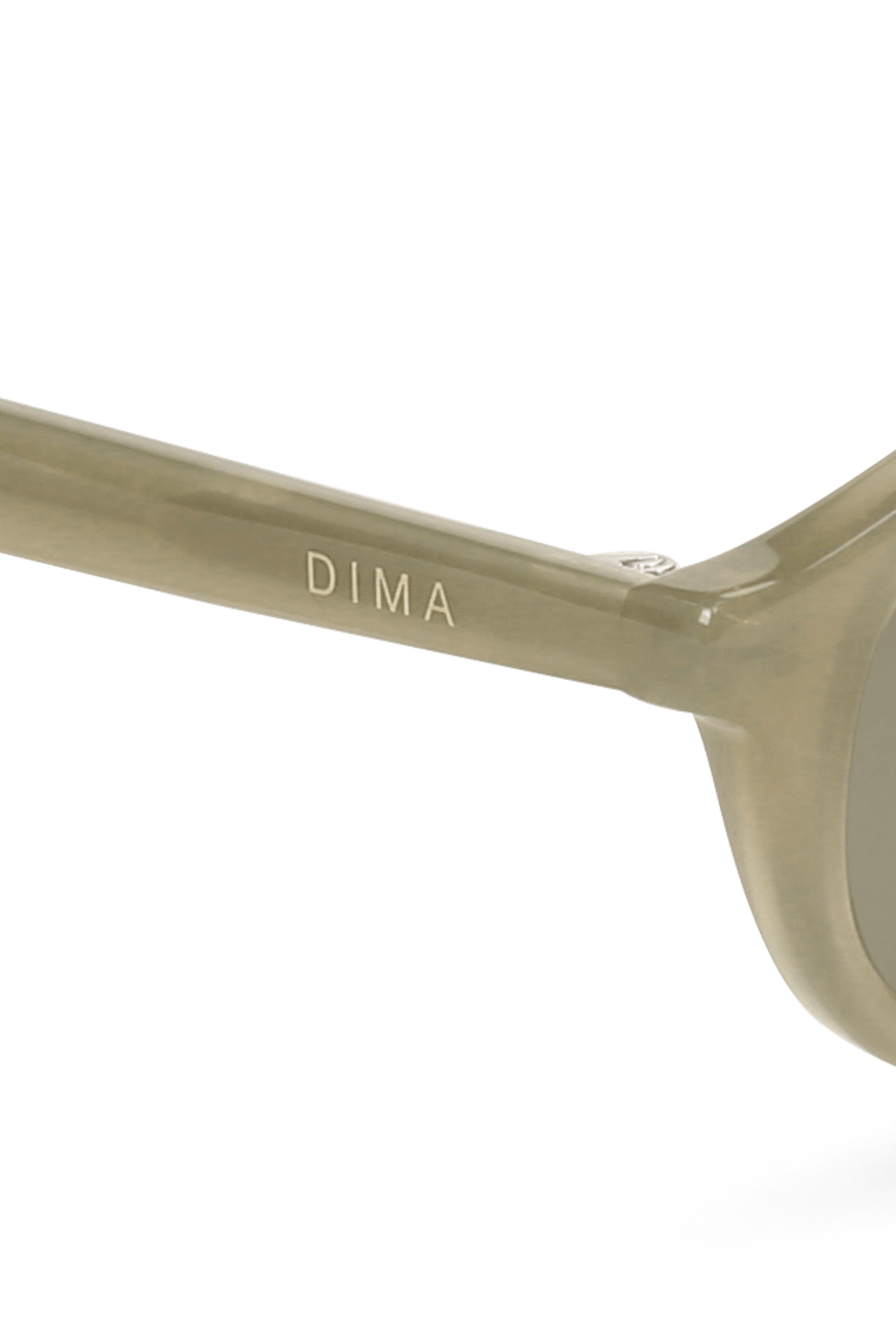 dima sunglass sundra milky light olive frame olive lens 4