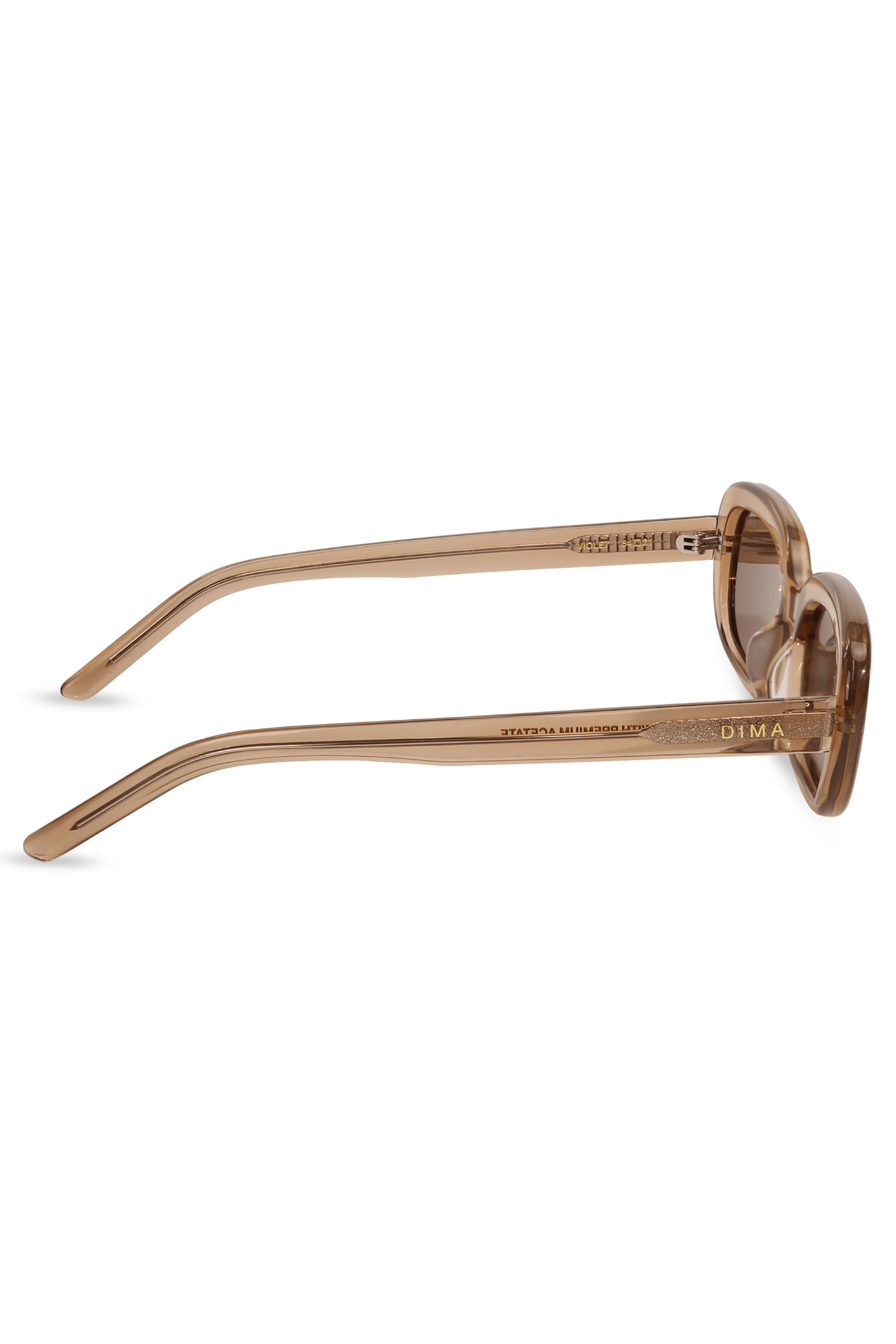 dima sunglass violet crystal brown frame brown lens 3