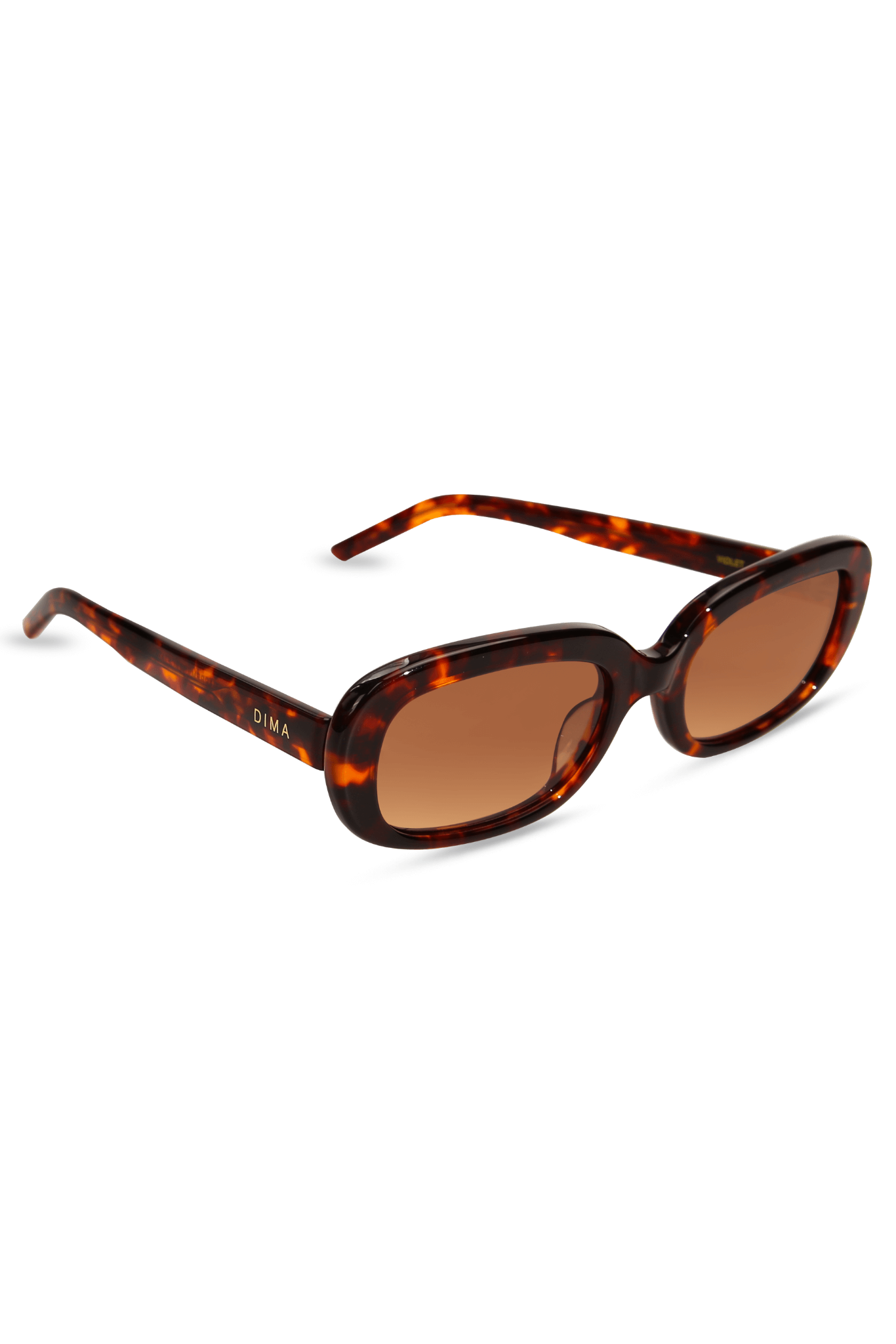 dima sunglass violet havana frame brown gradient lens 4